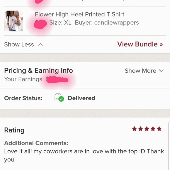 🌟LAST 1🌟 High Heel Printed T-Shirt - Picture 4 of 4